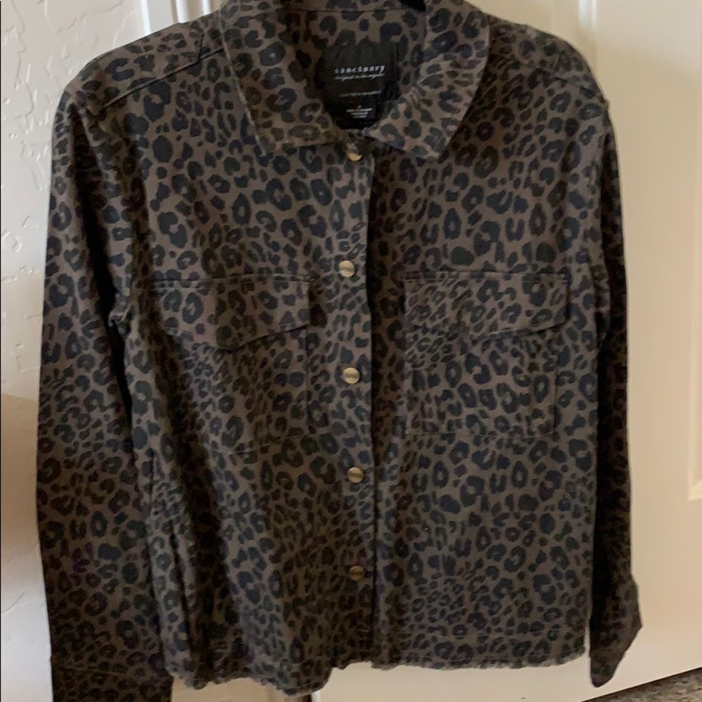 Sanctuary leopard print jacket